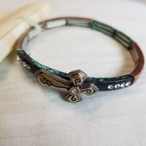 New Gold Silver DREAM HOPE TRUST LOVE Cross Love